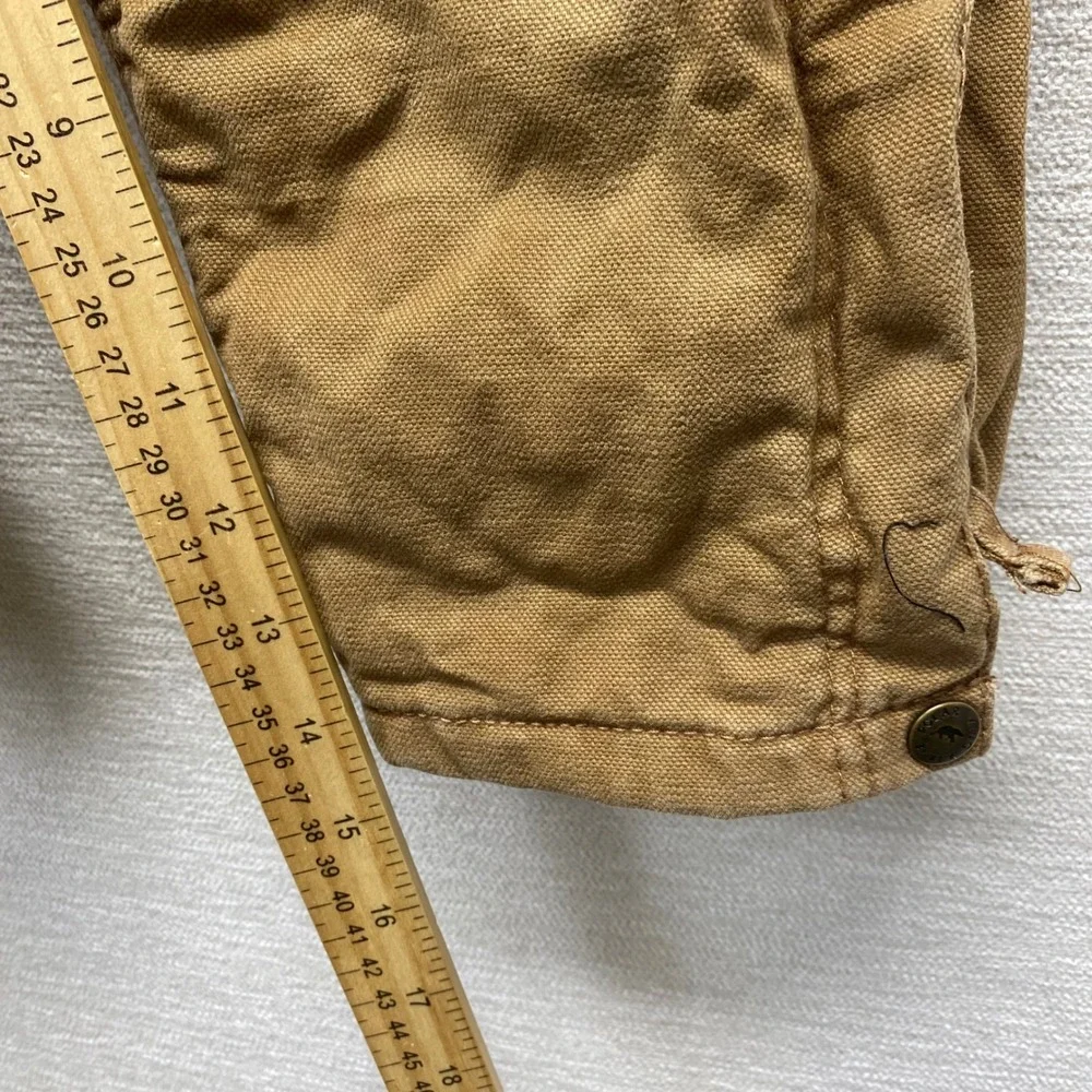 Polar King by Key Insulated Duck Canvas Coveralls Youth XS Brown Workwear Suit